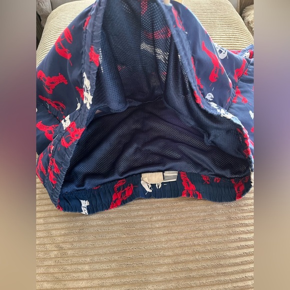 Men’s Sperry Red White And Blue Lobster Swim Shorts Trunks Beach Pool Summer XL - Picture 6 of 8